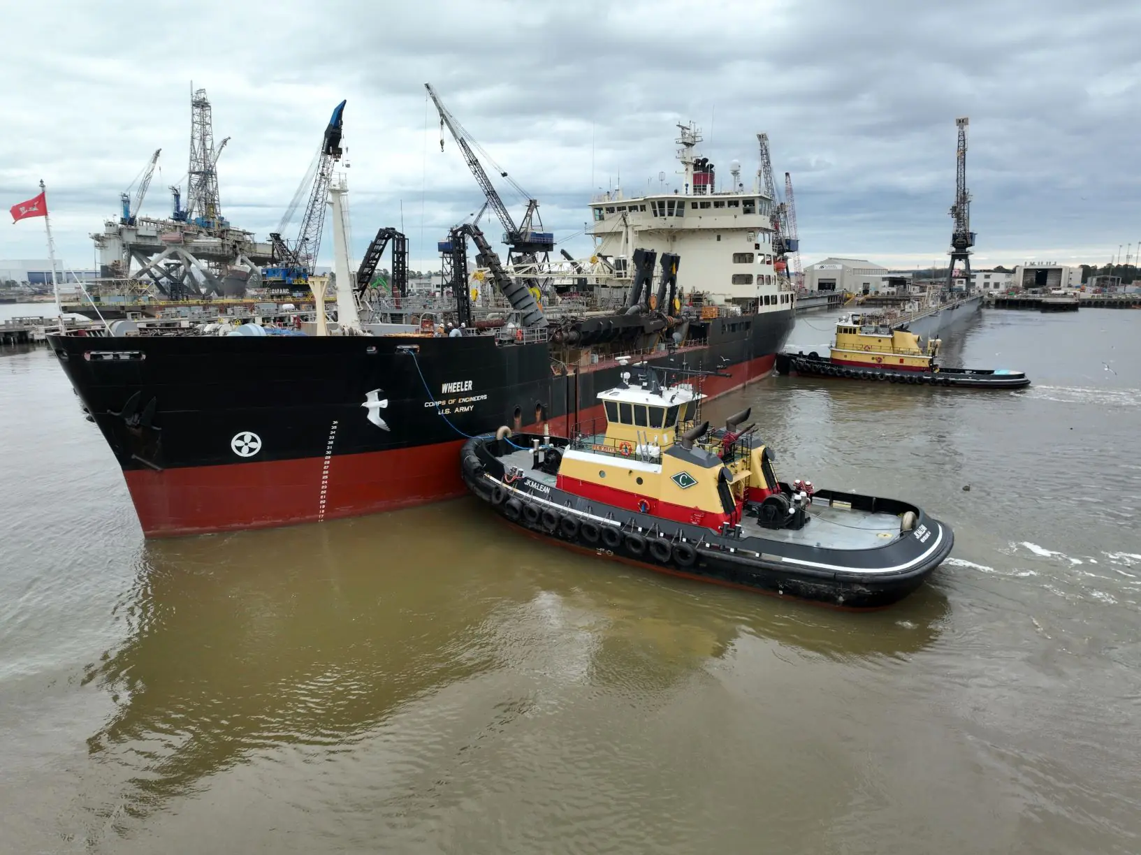 Alabama Shipyard wins contract to service Army’s largest dredge ship ...